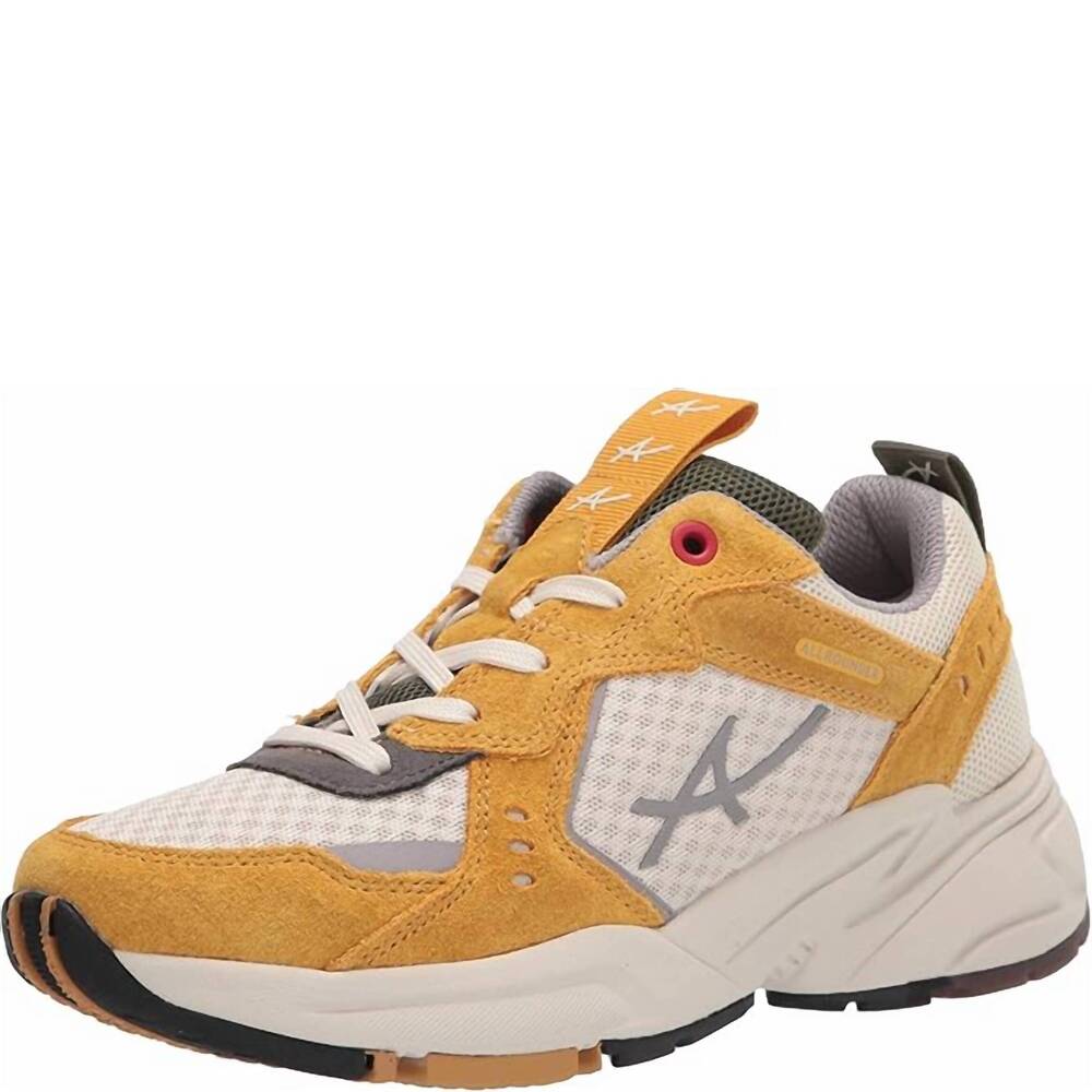 NEW ALLROUNDER women's dynamic trainer sneakers in sunflower/turtledove